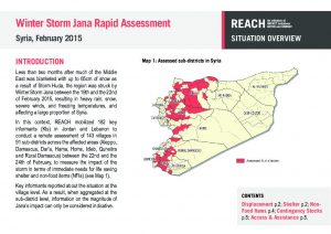 SYR_Situation Overview_StormJana_Feb2015