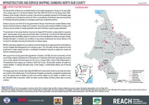 Infrastructure and service mapping in Samburu North Sub County, Kenya - August 2020 situation overview